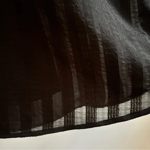 Madewell Lucie Dress Black NWT Sweetheart Smocked Bodice Satin Midi Dress Size S - Picture 11 of 14